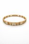 Xuping Bracelet Steel Oval Zircon Stone Non-Tarnish Anti-Allergic Rose Gold Color