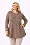 Women's Combed Cotton Tunic for Middle-Aged and Older Mothers 4745 - 4