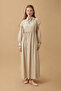 Helen Linen Gilet Stone Shoes - 6