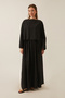 Skirt Suit with Tunnel Waist Black - 2