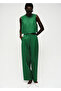 Straight-Cut Linen Blend Trousers - 2