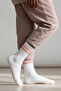 Children's Colorful Striped Socks White - 4