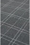 Checkered Textured Gilet Dress 2514-01 Gray - 4