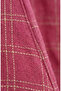 Checkered Textured Gilet Dress 2514-04 Pink - 4