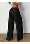 Women's Seersucker Fabric Loose Flared Pants - 3