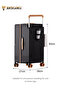 20-inch Front Open Suitcase, 3:7 Split & Wide Telescopic Handle - 3