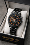 Waterproof Men's Wristwatch Steel Cord