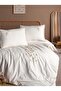 100% Cotton Luxury Series Embroidered Double Duvet Cover Set - 2