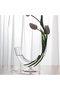 Half Moon Design Borosilicate Glass Vase - 2