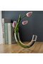 Half Moon Design Borosilicate Glass Vase - 3