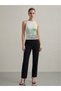 Women's Colorful Striped Detailed Strappy Knitwear Blouse - 2