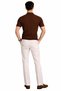Men's Polo Collar T-Shirt with Snap Detail Corded Fabric - C1T-1239 - 7