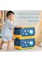 AUTO FAMILY Toy Plastic Storage Box for Kids 25L, Storage Containers Stackable Plastic Bins For Home - 2