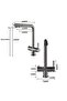 Kitchen Sink Faucet Dual Flow Water Purification Outlet Spiral 2-Function Sprinkler 7 Years Warranty Imported Chrome Color - 5