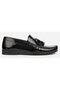 25101 Genuine Leather Black Patent Leather Men's Casual Shoes - 2