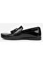 25101 Genuine Leather Black Patent Leather Men's Casual Shoes - 3