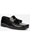 25101 Genuine Leather Black Patent Leather Men's Casual Shoes
