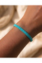 Unisex Knitted Turquoise Macrame Thread Surfer Bracelet, Colorful Thread Bracelet, Gift Bracelet - 2