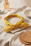 FABRIC STRIPED BOWL HAIR BAND - 2