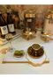 Marble Presentation Tray with Gold Legs, Coffee Turkish Delight Dessert Presentation Tray, Stylish Presentation Tray - 2