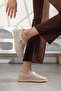 Genuine Leather Soft Sole Perforated Air-Permeable Women's Casual Shoes - 4