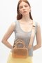 Benetton Women Crossbody Bag Camel Bnt1706 - 3