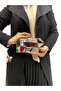 Metal Silver Pyramid Women's Evening Dress Bag - 5