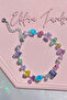 Steel Color Crystal Stone Gema Bracelet Silver Color - 5