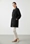 Women's Zippered Stand Collar Waist-Tie Women's Jacket -15260 - 2