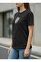 Women's Cute Cat Printed T-Shirt 100% Cotton Minimal Design Casual Comfortable - 2