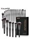 Professional Makeup Brushes 25 Pieces Synthetic Eye Shadow Brush Set Blush with Gift Box (Bla