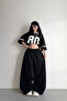 Extra Long Summer Wide-Legged Comfortable Oversize Baggy Sweatpants with Elastic Waist - 5