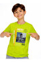 Boy's Nero Written Official Shape-Shifting Green Color T-Shirt - 4