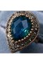 Bronze Women's Antique Jewelry Ring Color Changing Stone Hurrem Model Adjustable Vintage Ring - 3