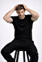 Black Basic T-Shirt 100% Cotton Crew Neck Short Sleeve - 4