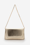 Women's Double-Eyed Gold Chain Magnet Closure Evening Dress Hand and Shoulder Bag Noreva Gold - 7