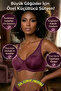 Premium Women's Special Gathering and Reducing Underwire Boxed Bra for Large Breasts, Gift Included