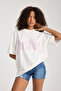 Unisex Star Rhinestone Stone Printed Oversize Premium Cotton T-Shirt - 2