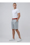 Men's Gray Shorts Bermuda Casual Sports Comfortable Fit Summer - 2