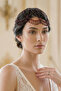 Elegant Crystal Stone Frontlet Model Bridal Hair Accessory Henna Night and Evening Dress Hair Accessory - 4