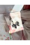 Shiny Bow Bag Charm Keychain Stylish Pearl Detailed Bag Charm Bag Ornament Thermos Accessory - 5