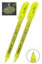 Yellow Neon Ballpoint Pen 2 Pieces Pensan Neon Jely Highlighter Gel Pilot Pen Black Notebook Pen Soft