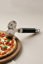 Steel Double Headed Pizza Ravioli Dough Cutter Cutting Knife |   Pizza Dough Roulette