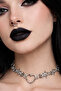 Zet Style "Nocturna Bat Heart Choker" – Gothic Bats Heart Necklace - 2