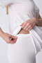 Maternity Pajamas Dressing Gown 3-Piece Set Lace Collar Pocketed Buttoned Breastfeeding Cotton Viscose Maternity Pajamas - 3