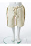 Boy's Summer 2-Piece Top and Bottom Set (Shirt + Shorts) 1-5 Years 6231 Cream - 8