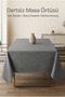 Stain-Resistant Tablecloth - Woven Cloud Pattern, All Sizes