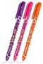 Neon Ballpoint Pen 3 Colors Pensan Neon Jely Highlighter Gel Pilot Pen Black Notebook Pen Soft Writing
