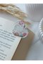 Bookmarks and Earrings Set of 2 Handmade Polymer Clay Heart Patterned Gift Bookmarks - 5