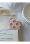Bookmarks and Earrings Set of 2 Handmade Polymer Clay Heart Patterned Gift Bookmarks - 7